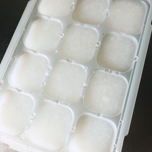 離乳食中期 7倍がゆの冷凍保存